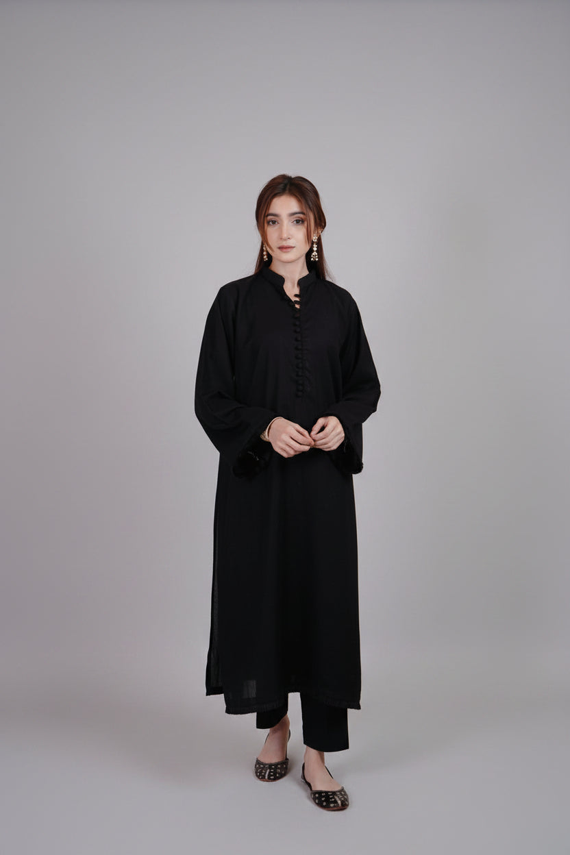 2PC Solid - Black