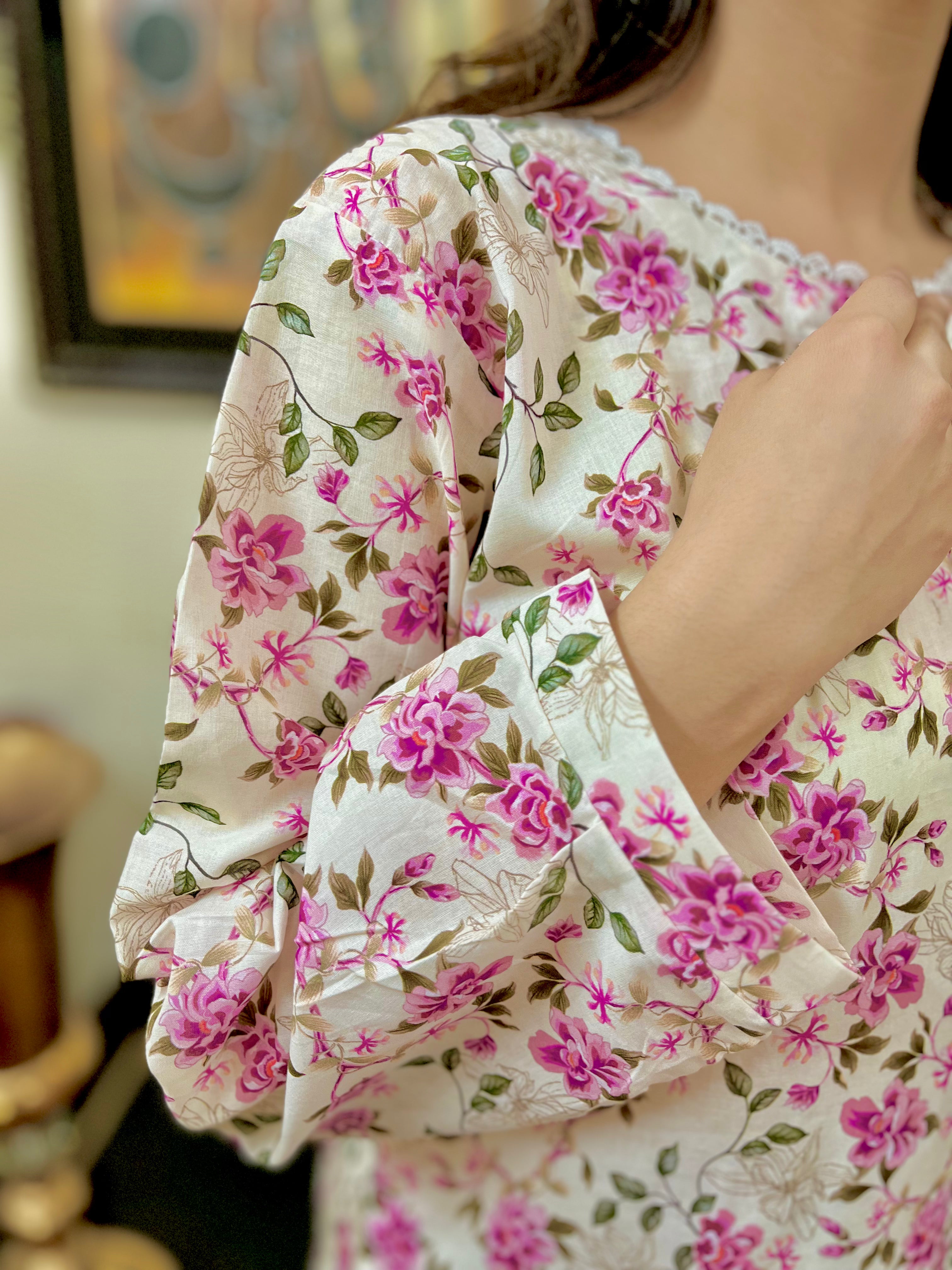 2 Piece Pastel Floral Co-ord