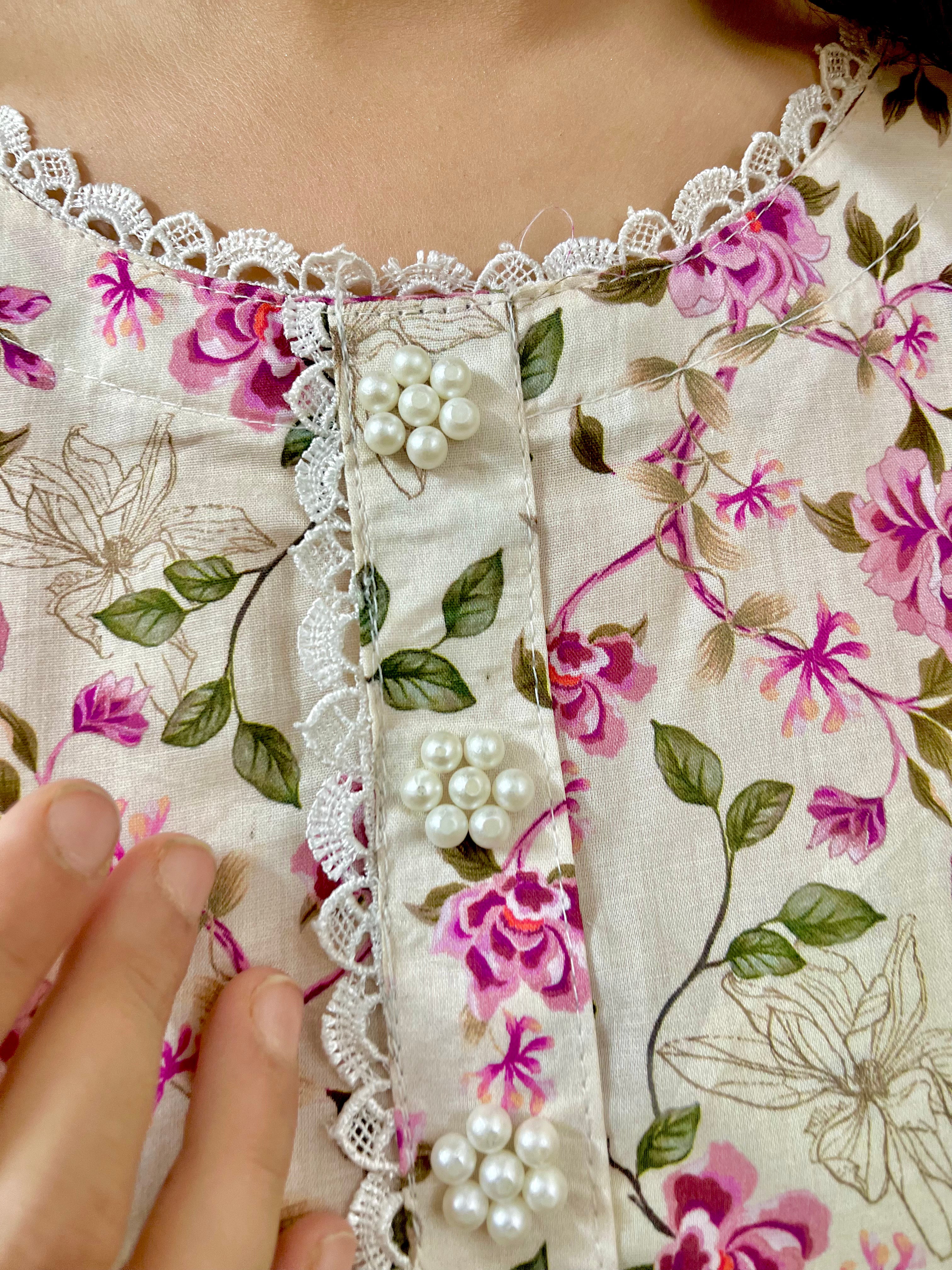 2 Piece Pastel Floral Co-ord