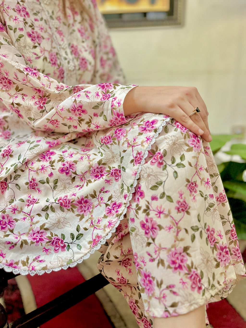 2 Piece Pastel Floral Co-ord