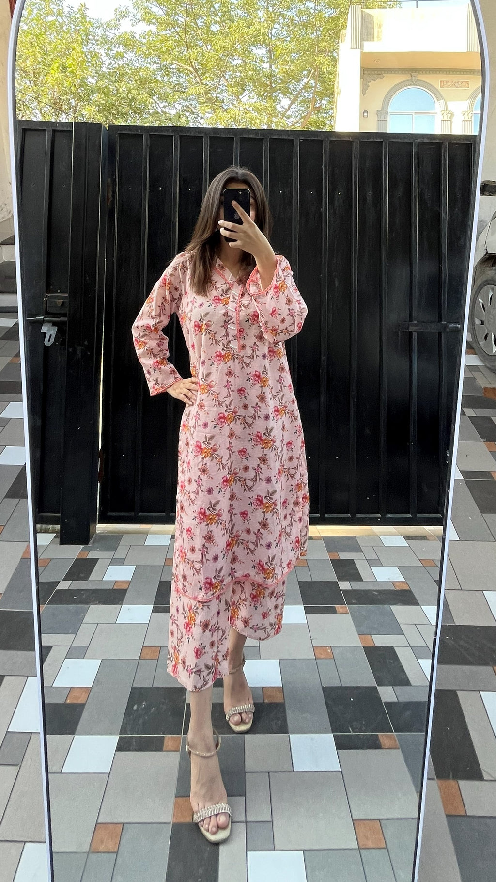 Pink Petal 2 piece stitched