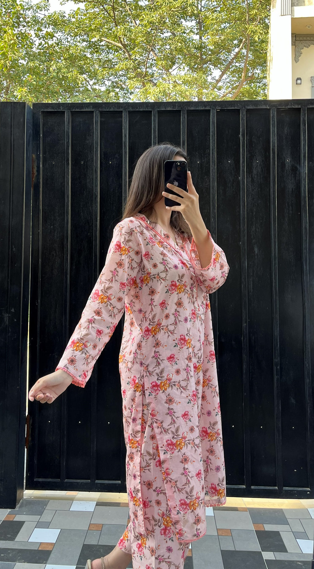 Pink Petal 2 piece stitched